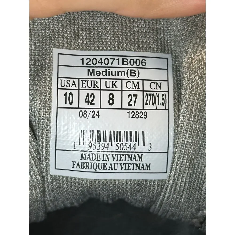 Brooks Ghost 16 1204071B006 Athletic Sneaker Women's 10B Gray Mesh Road Running